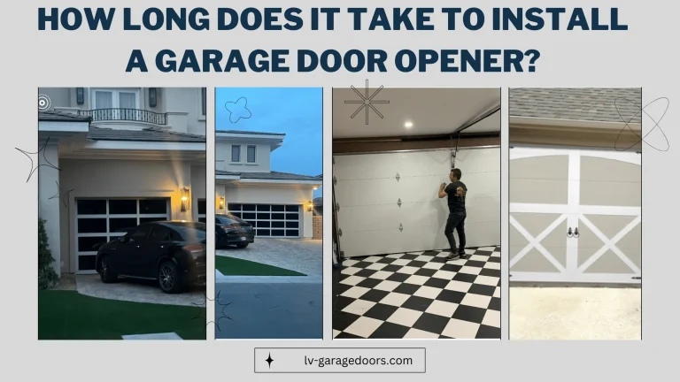 How Long Does It Take To Install A Garage Door Opener?