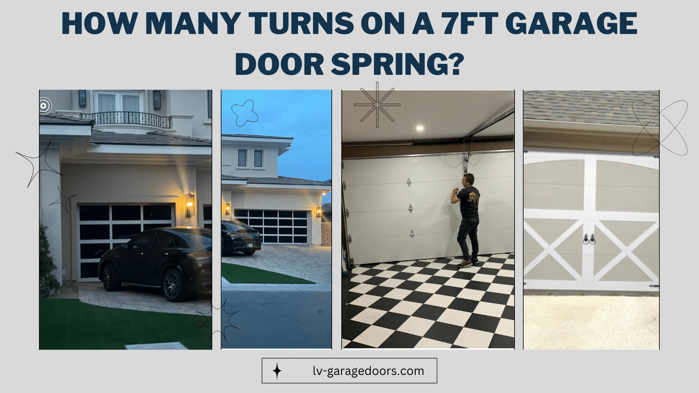How Many Turns On A 7ft Garage Door Spring