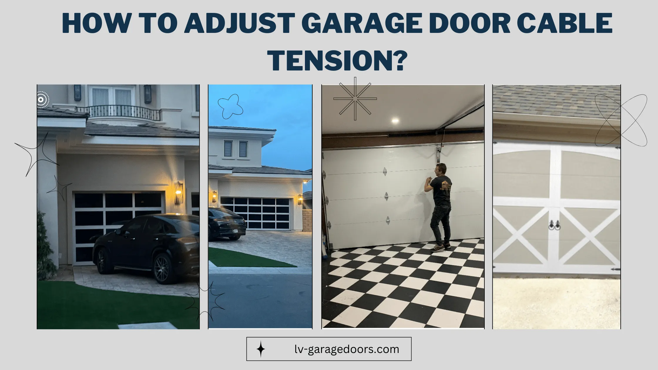 How To Adjust Garage Door Cable Tension