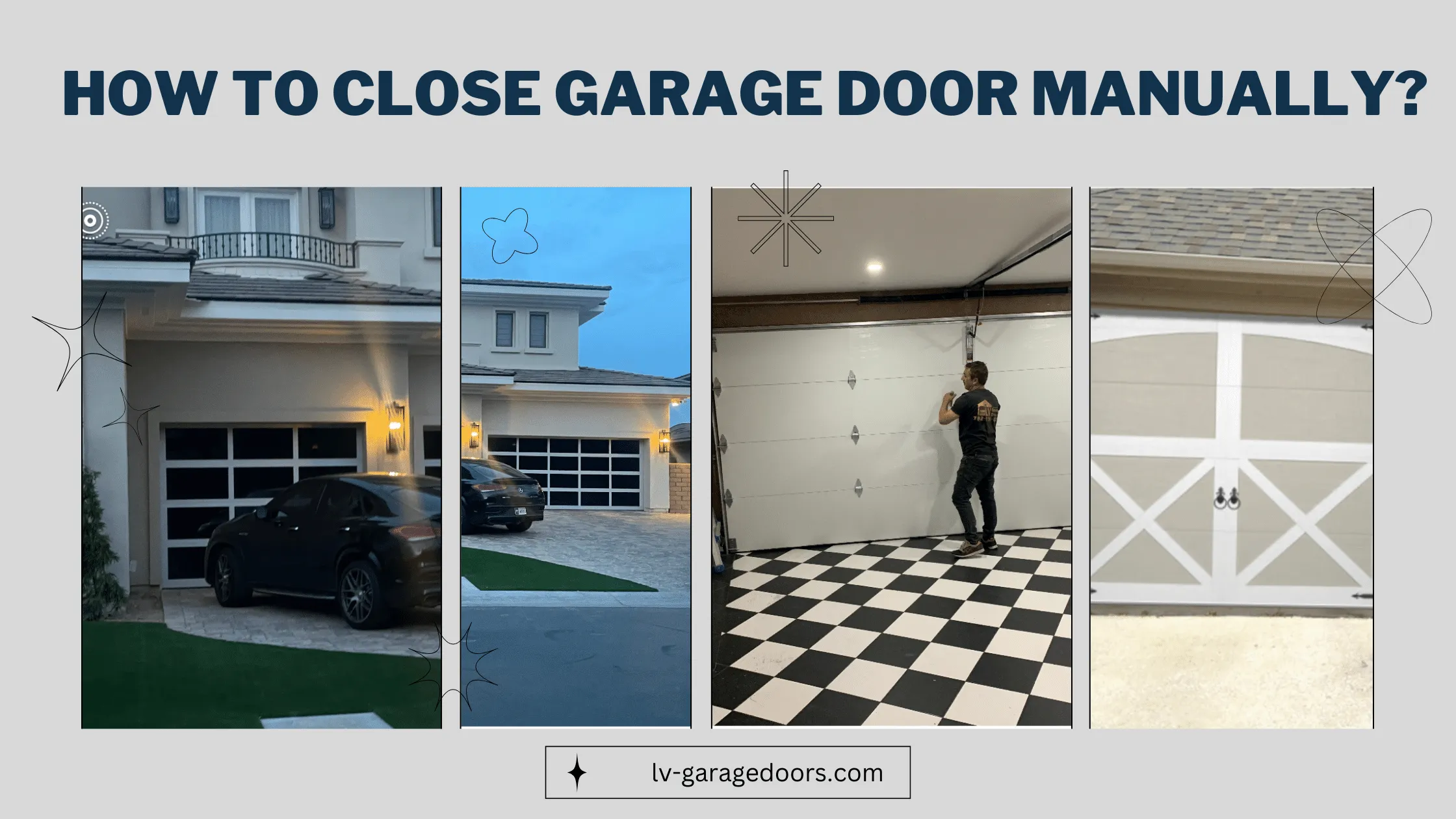 How To Close Garage Door Manually